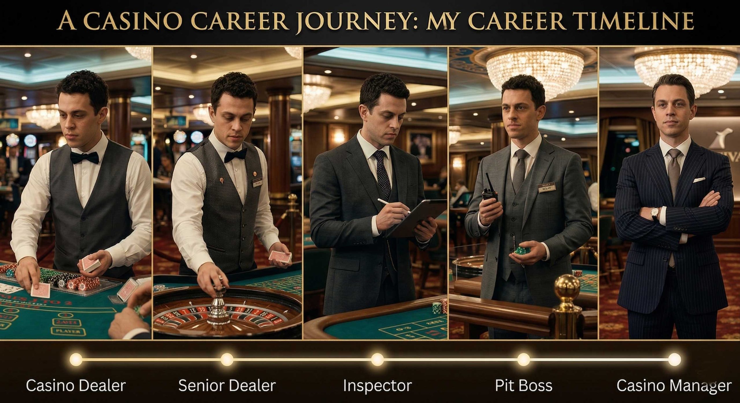 Cruise ship casino career path from dealer to casino manager